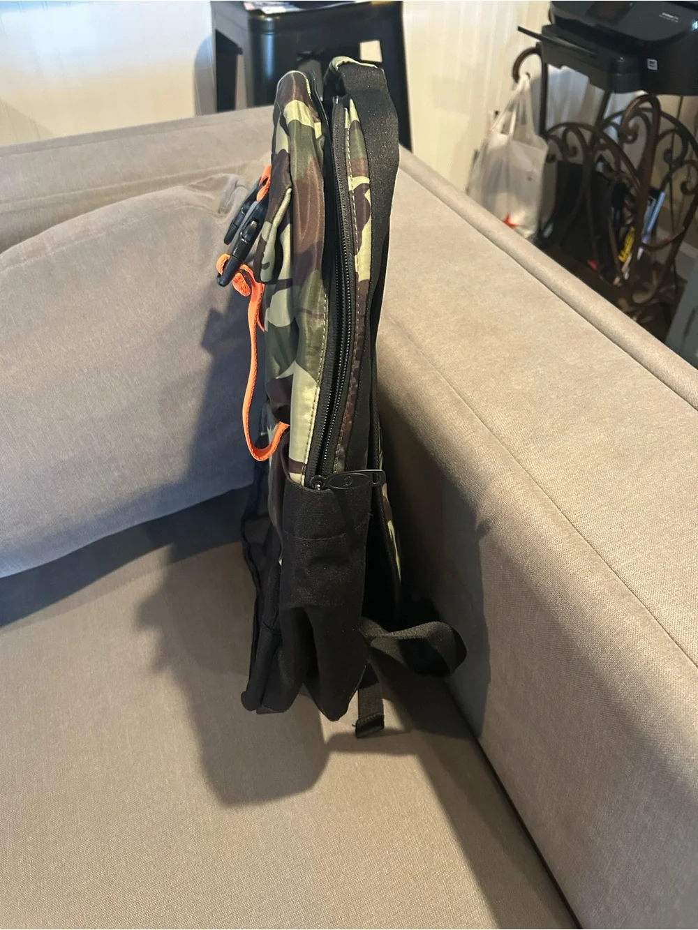 Cookies Camo Backpack with Orange Straps